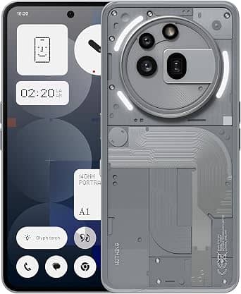 Nothing Phone (3a) Pro Cell Phones Gray 256GB Unlocked New