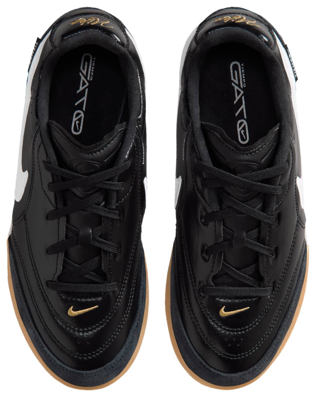 Nike Tiempo StreetGato Sneaker Black/White 5.5 New