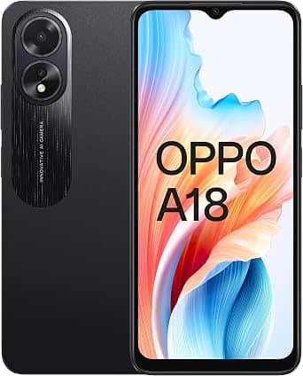 OPPO A18 Cell Phones Black 128GB Unlocked New