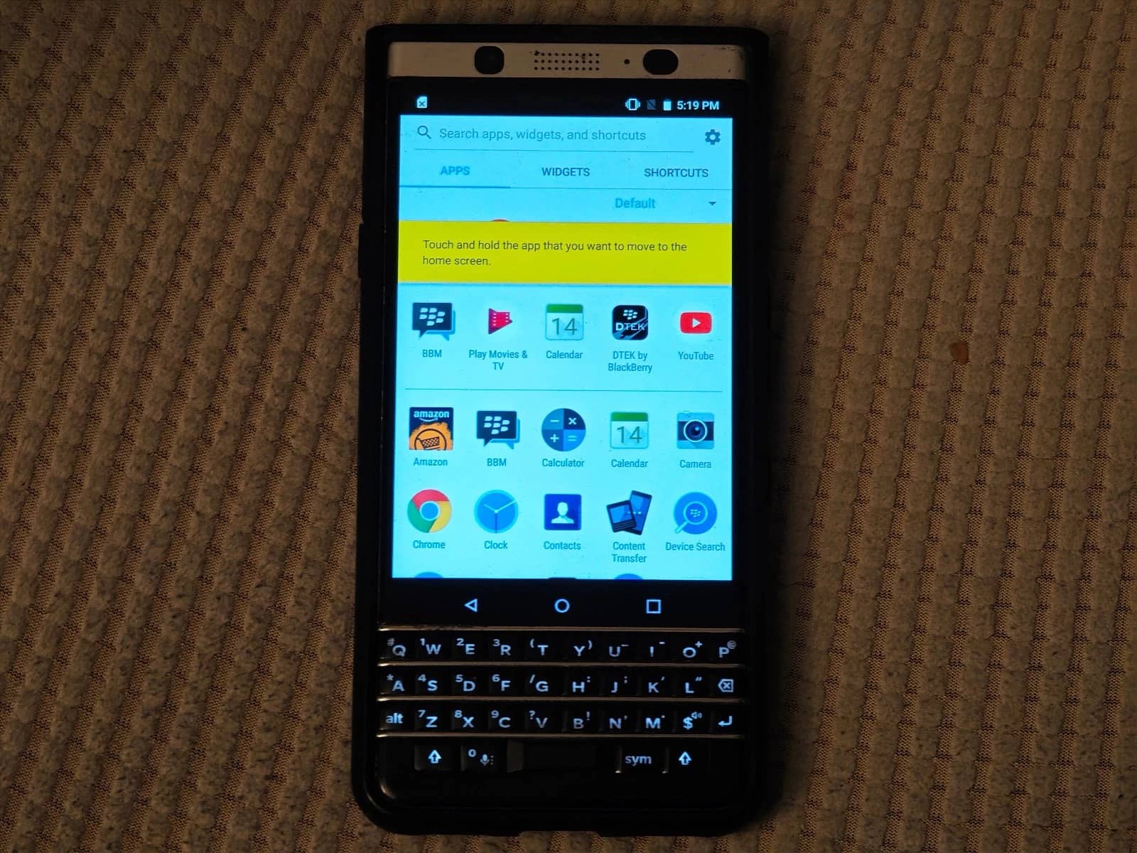 BlackBerry KEYone Cell Phones Silver 32GB Unlocked New