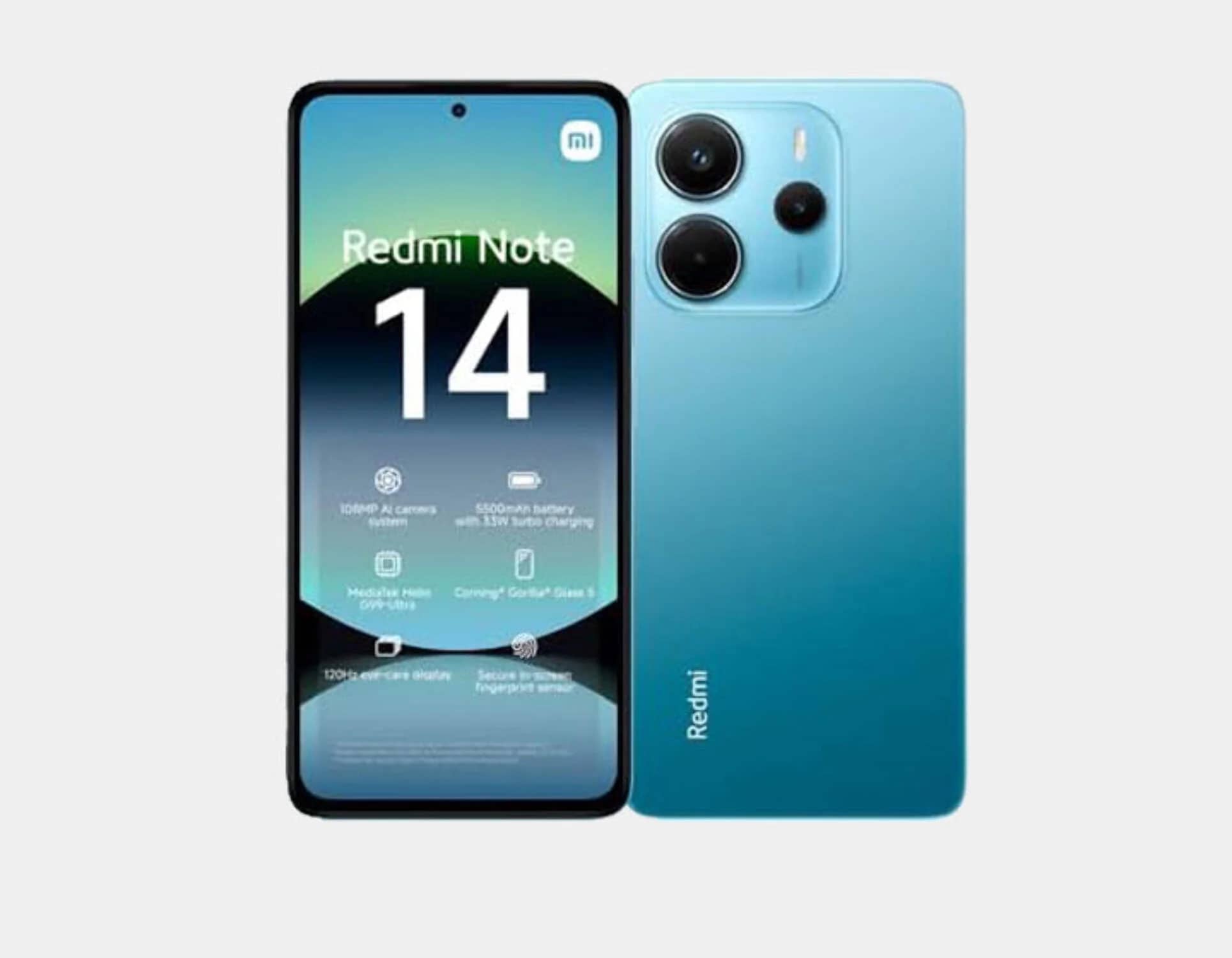 Xiaomi Redmi Note 14 Cell Phones Blue 256GB T-Mobile New