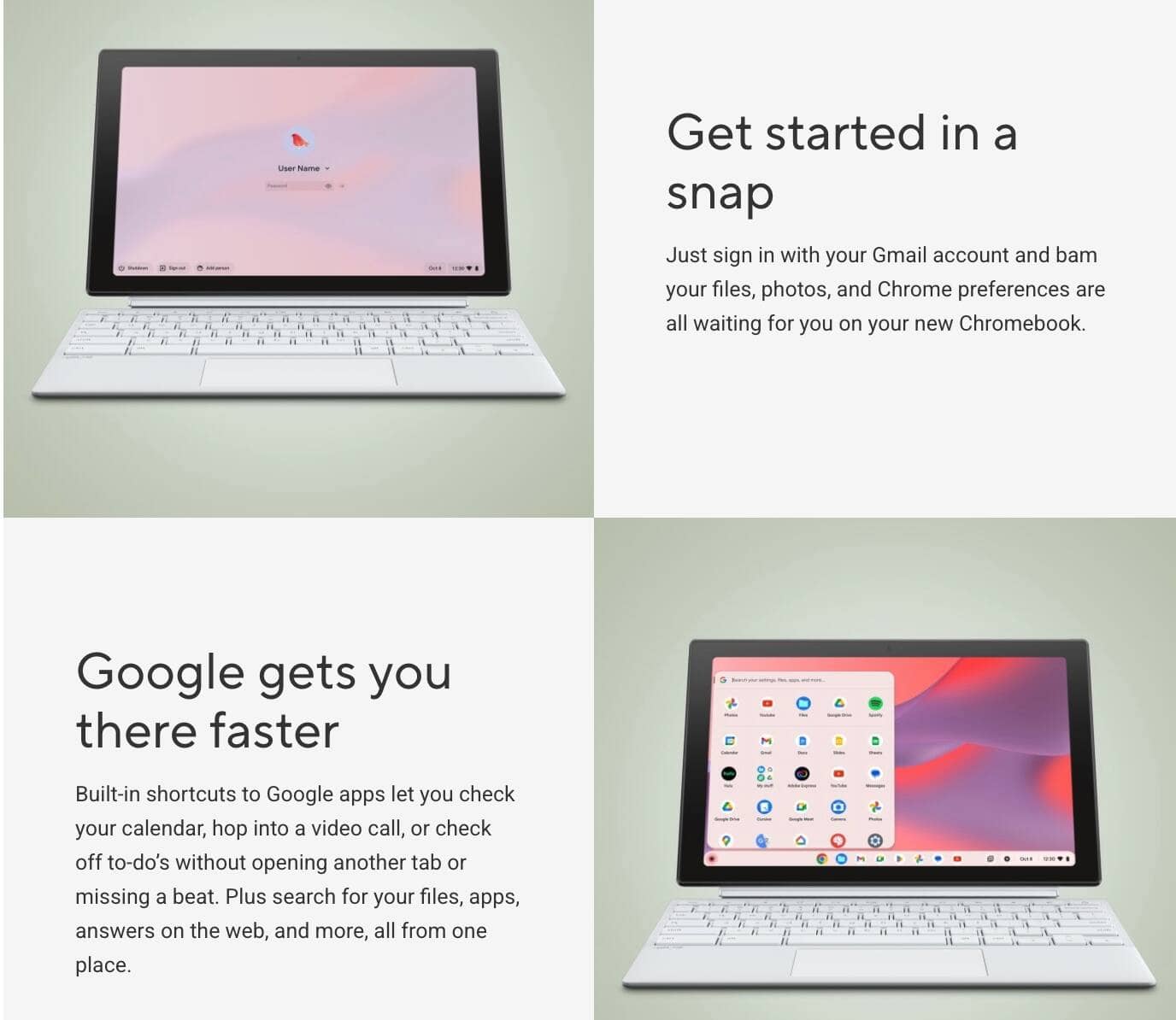 ASUS Chromebook CM30 Computers 128GB 8GB New