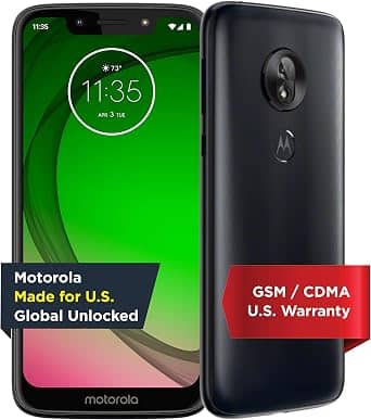 Motorola Moto G7 Play Cell Phones Blue 32GB AT&T New