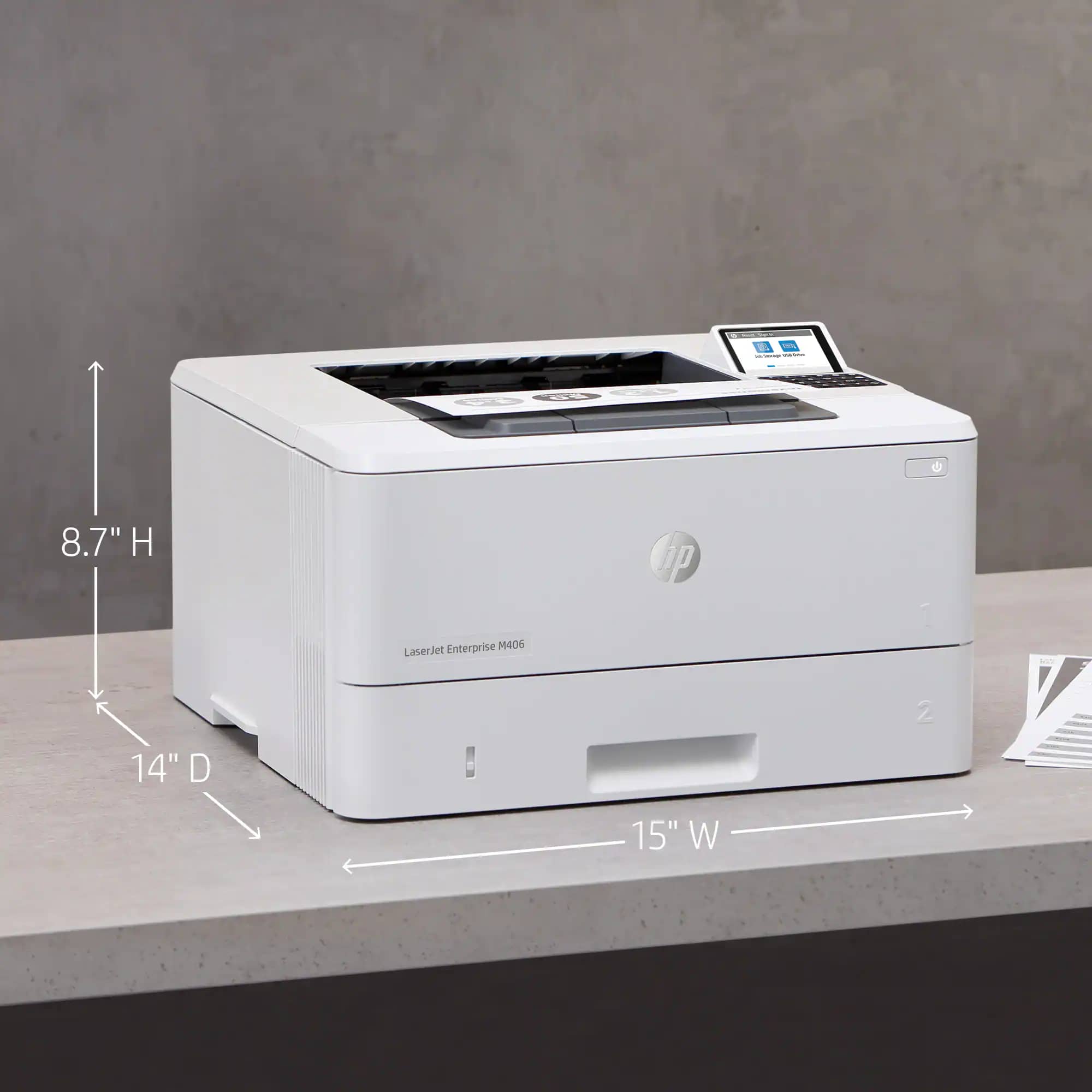 HP M406dn Printers New