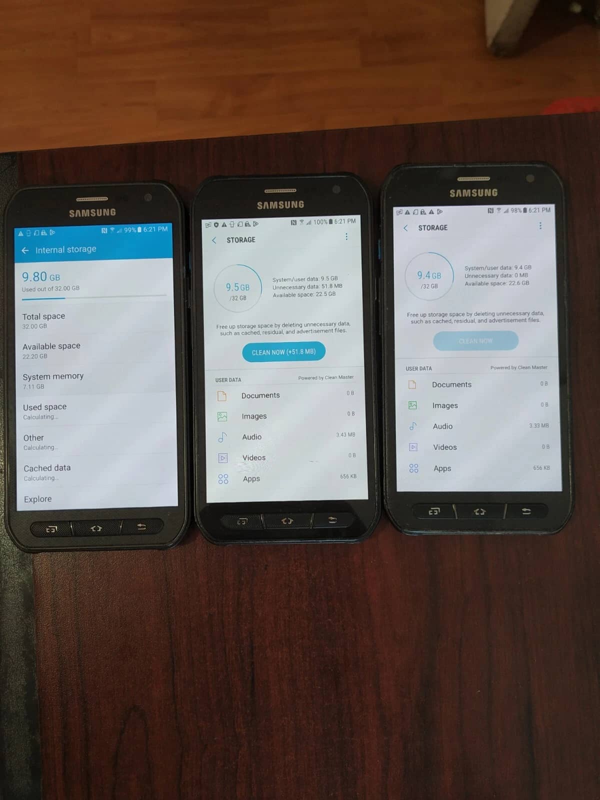 Samsung S6 Active Cell Phones Gray 32GB AT&T New
