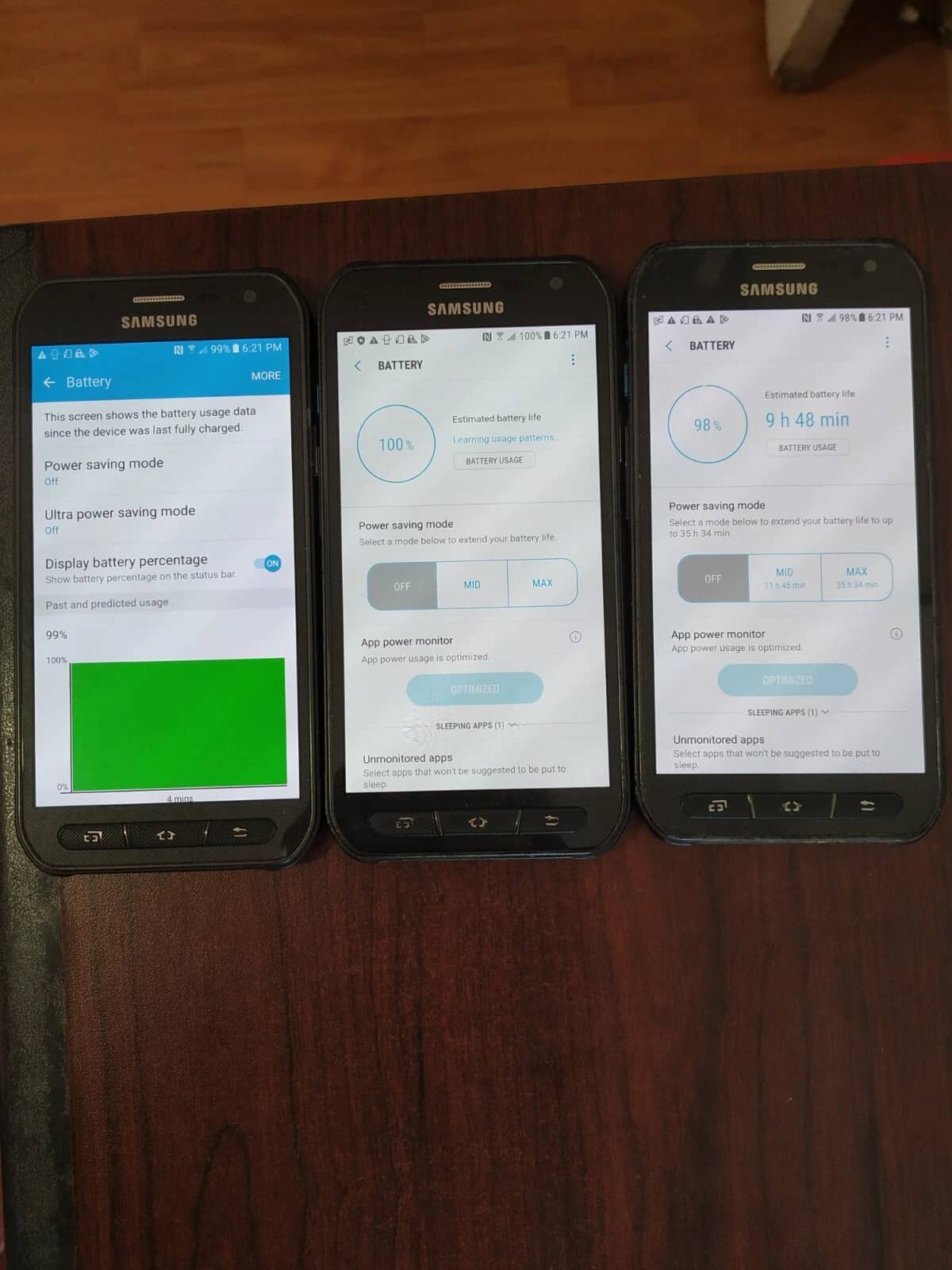 Samsung S6 Active Cell Phones Gray 32GB AT&T New