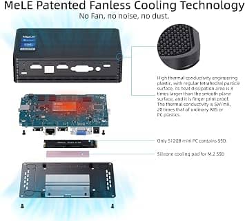 MeLE Quieter HD3Q Computers New