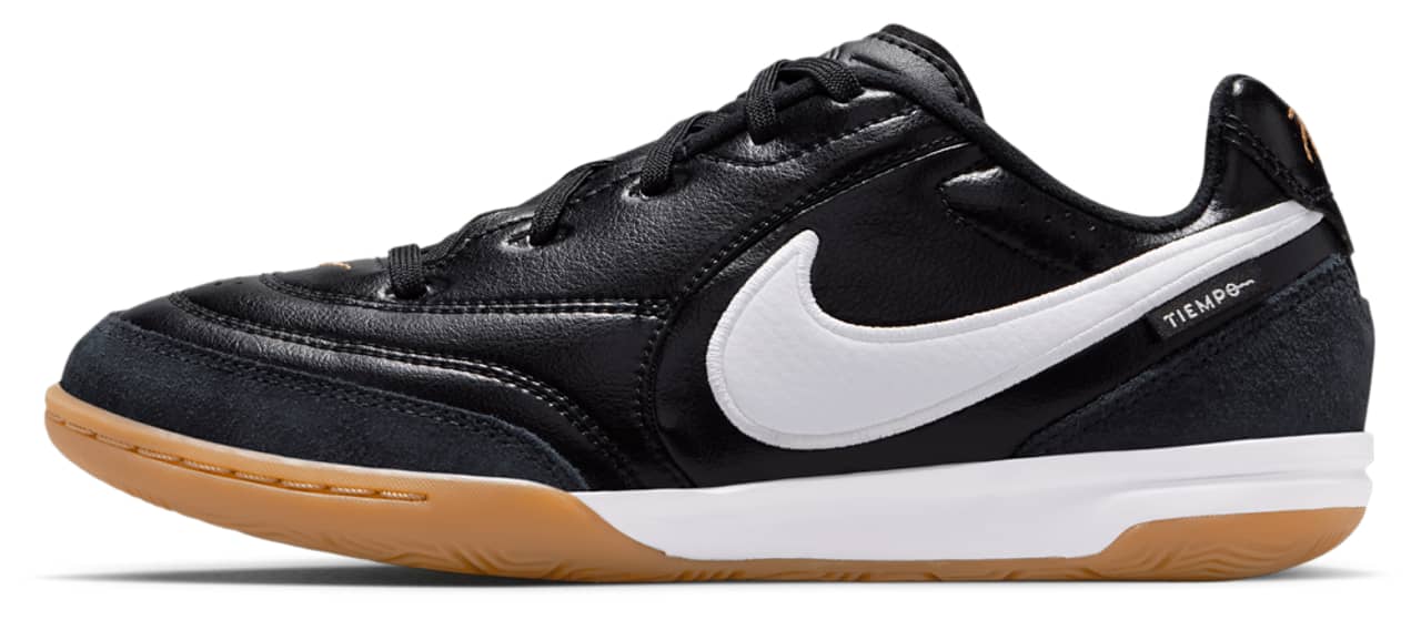 Nike Tiempo StreetGato Sneaker Black/White 5.5 New