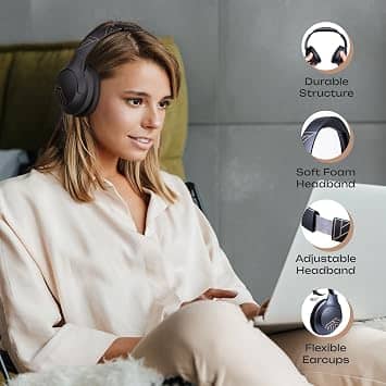 PowerLocus P3 New Headphones & Earbuds Black