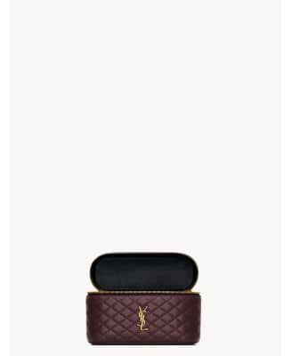 Saint Laurent Gaby Top Handle Women's bags Micro Black Lambskin Gold New