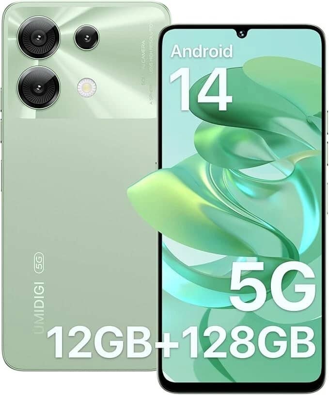UMIDIGI G9 5G Cell Phones Green 128GB Unlocked New