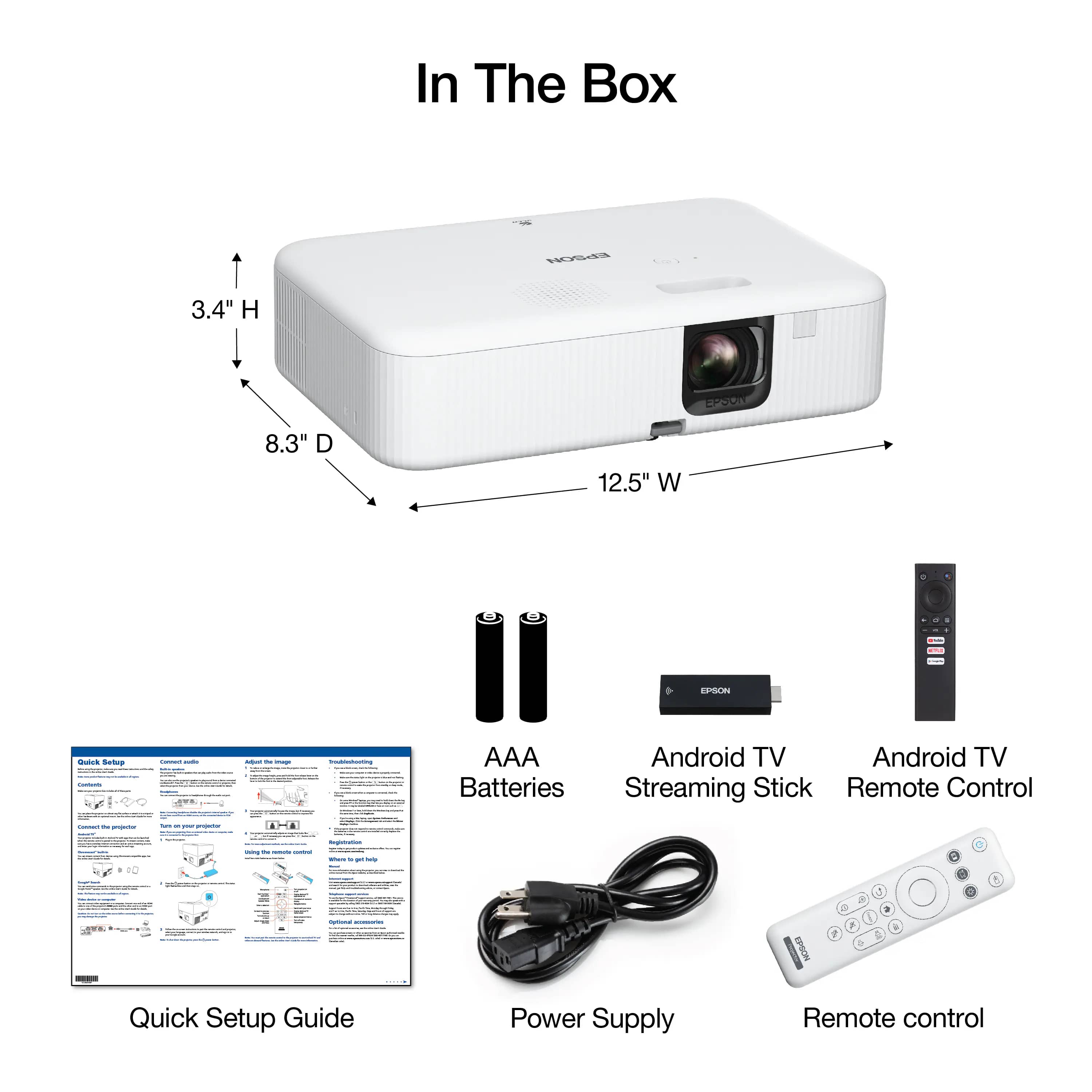 Epson EpiqVision Flex CO-FH02 Projectors New