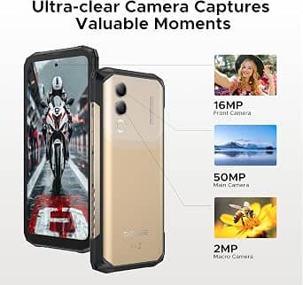DOOGEE Blade 20 Cell Phones Silver 128GB Unlocked New