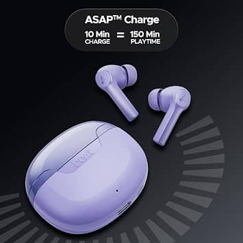 boAt Airdopes 300 Headphones & Earbuds White New