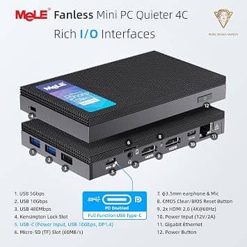 MeLE Quieter 4C Computers New