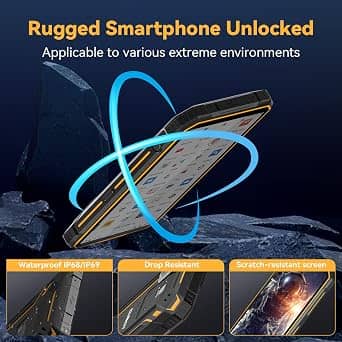 CUBOT KINGKONG 5 Cell Phones Black 32GB Unlocked New