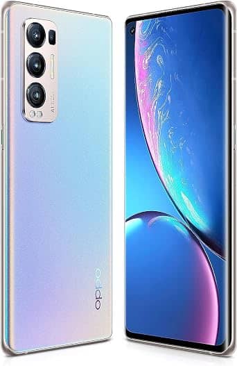OPPO Reno5 Pro 5G Cell Phones Silver 256GB Unlocked New