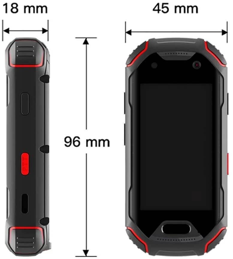 Unihertz Atom Cell Phones Black 64GB Unlocked New