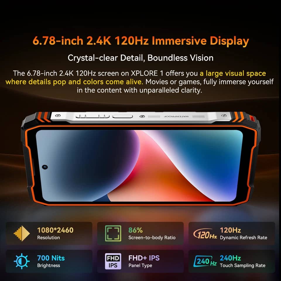 Blackview XPLORE 1 Cell Phones 256GB Unlocked New