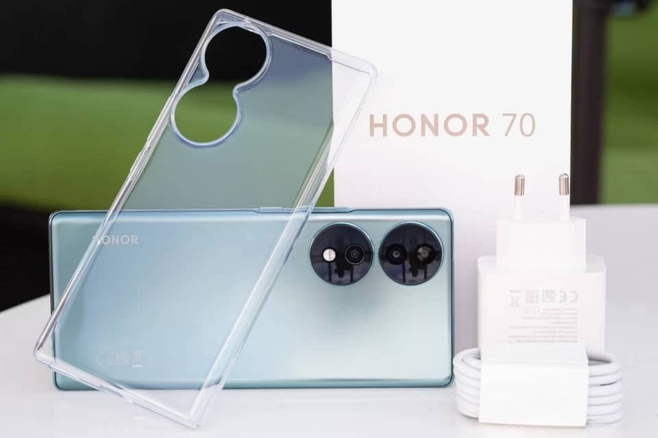 Honor 70 5G Cell Phones Black 256GB Unlocked New