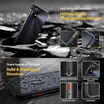 UMIDIGI bison 2 Cell Phones Black 256GB Unlocked New