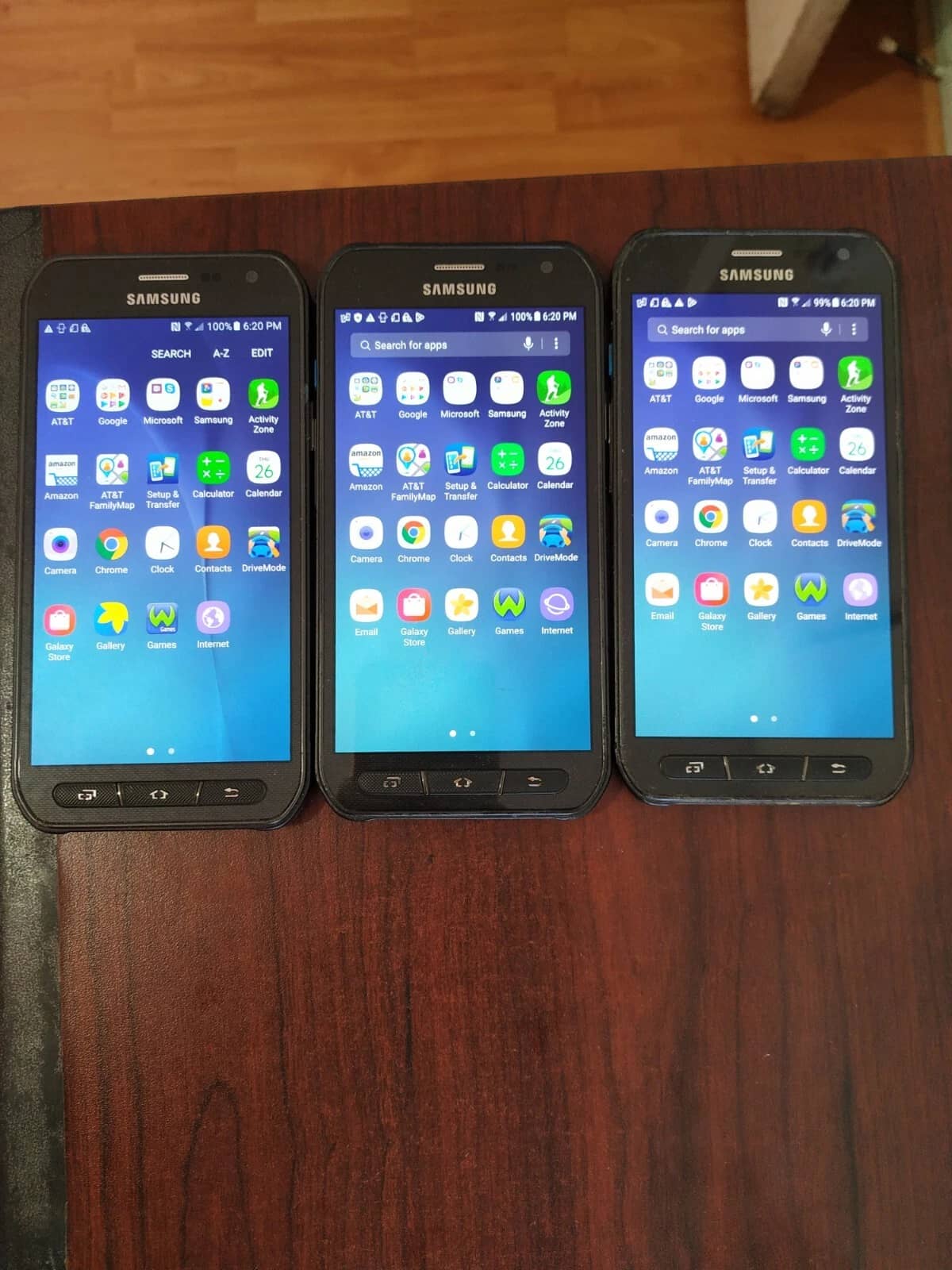 Samsung S6 Active Cell Phones Gray 32GB AT&T New