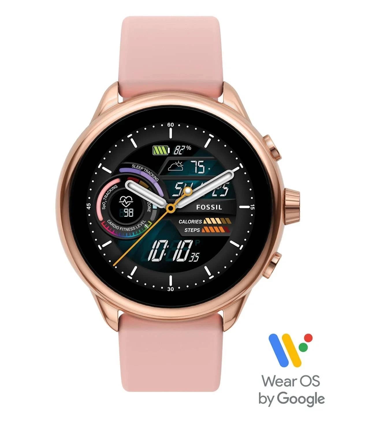 Fossil Gen 6 FTW4071 Smartwatches Pink 44mm Open-Box Excellent