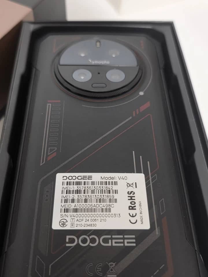 DOOGEE V40 Cell Phones Silver 512GB Unlocked New