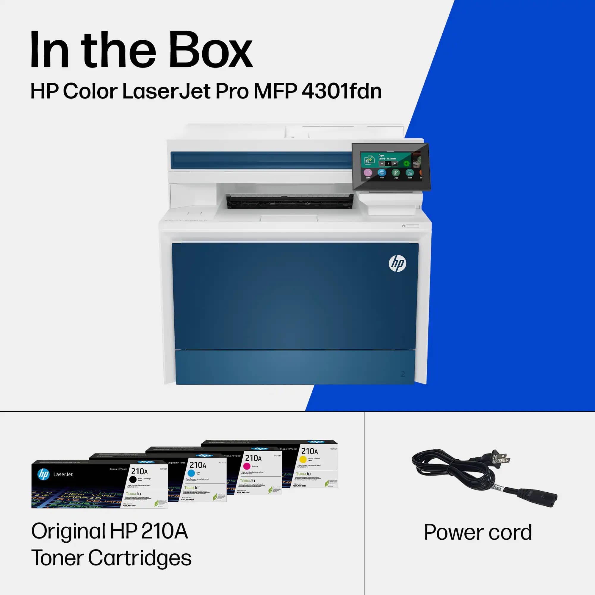 HP LaserJet Pro 4301fdn Printers New