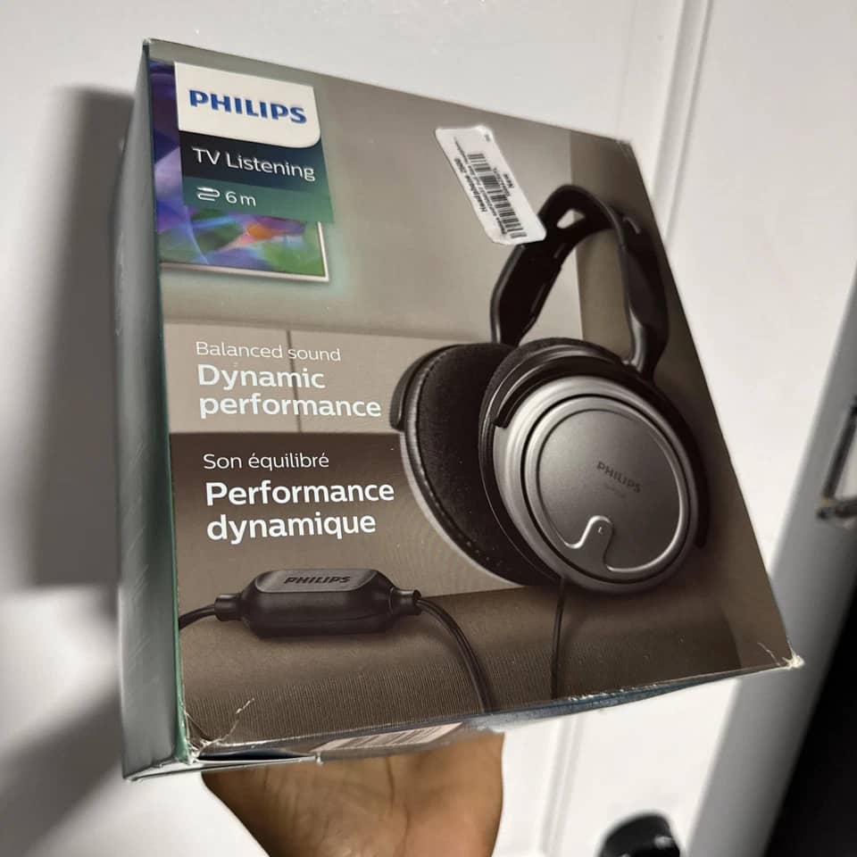 Philips SHP2500 Headphones & Earbuds Black New