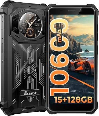 FOSSiBOT F101 Pro Cell Phones Black 128GB Unlocked New