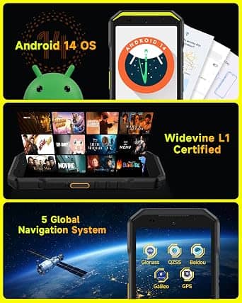 Ulefone Armor X32 Pro Cell Phones Orange 256GB Unlocked New