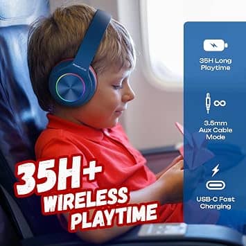 PowerLocus PLED Headphones & Earbuds Black New