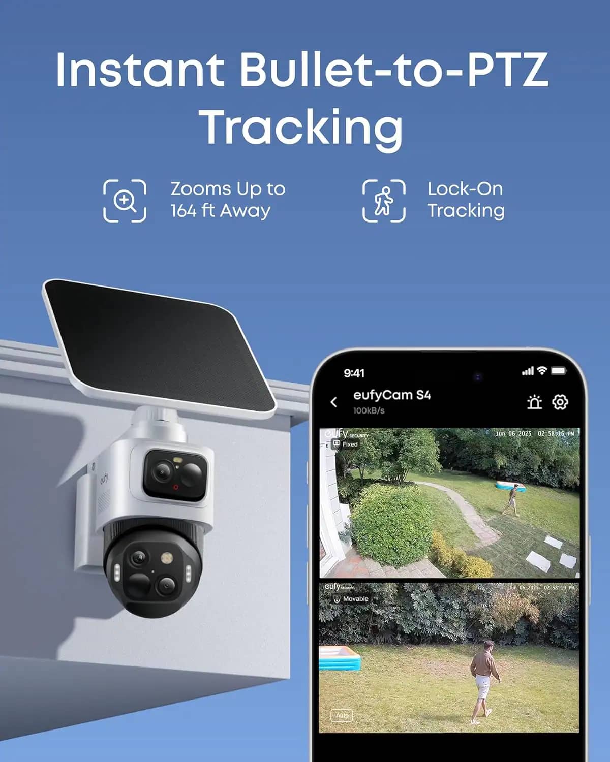 eufy eufyCam S4 Home Security Cameras New