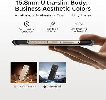 DOOGEE Blade 20 Cell Phones Silver 128GB Unlocked New