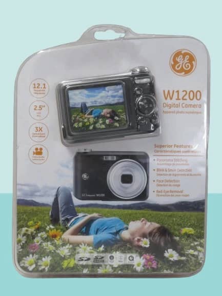 GE W1200 Digital Cameras Black New
