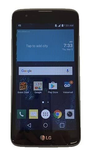 LG Tribute HD Cell Phones White 16GB Boost Mobile New