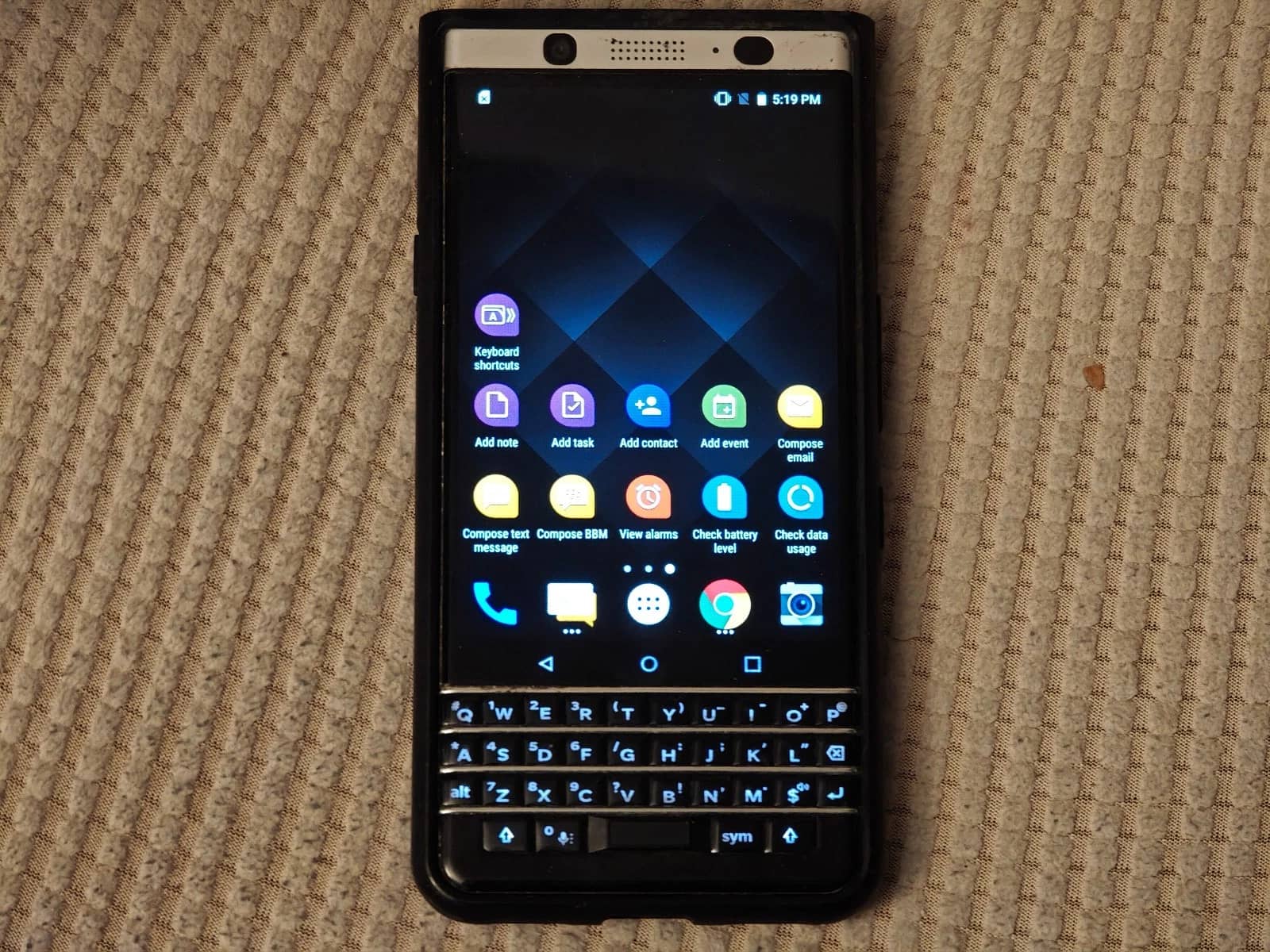 BlackBerry KEYone Cell Phones Silver 32GB Unlocked New