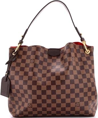 Louis Vuitton Graceful Shoulder Bag Women's bags MM Brown Used - Good