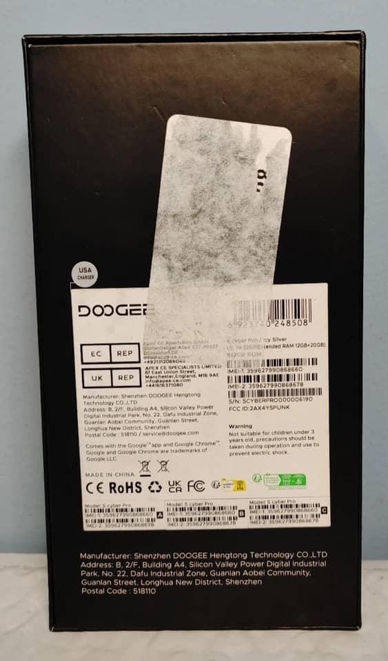 DOOGEE Scyber Pro Cell Phones Green 512GB Unlocked New