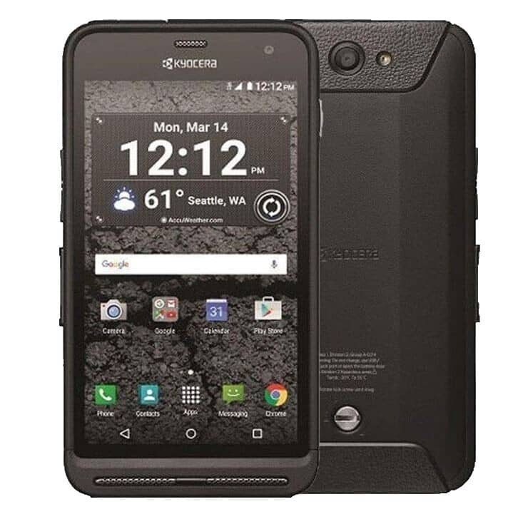 Kyocera DuraXE Cell Phones Black 16GB T-Mobile Used - Good