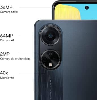 OPPO A98 (5G) Cell Phones Black 256GB Unlocked New