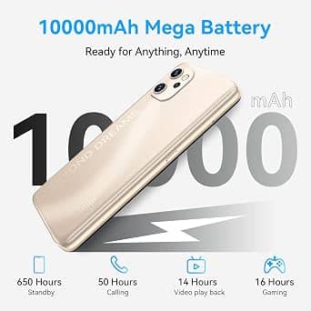 UMIDIGI power 7max Cell Phones Gold 128GB Unlocked New