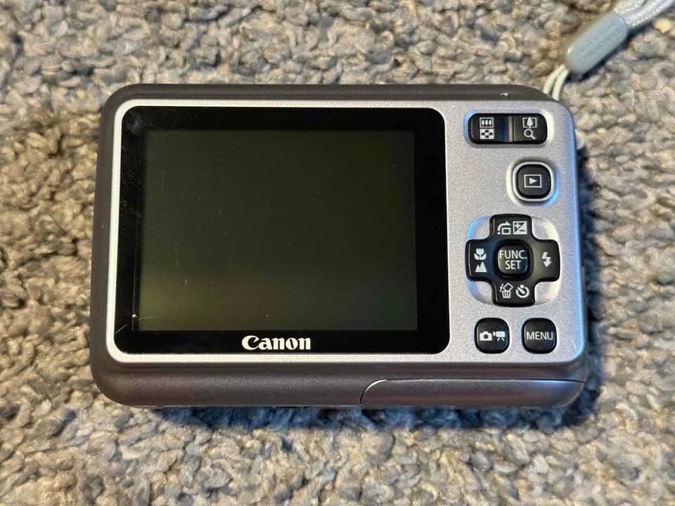 Canon A490 Digital Cameras Silver Refurbished - Acceptable