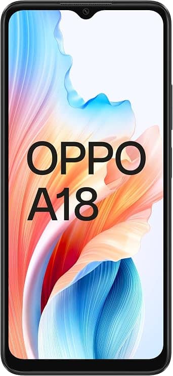 OPPO A18 Cell Phones Black 128GB Unlocked New