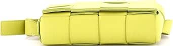 Bottega Veneta Cassette Belt Bag Women's bags Green Calfskin Maxi Used - Very Good
