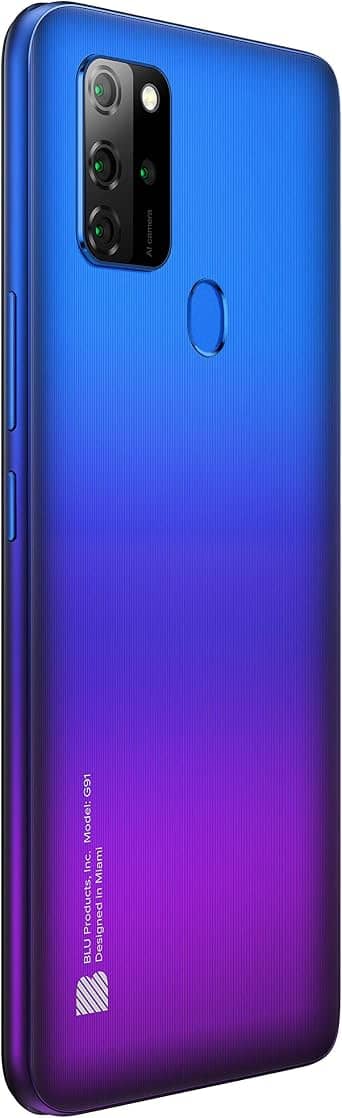 BLU G91 Cell Phones Purple 128GB Unlocked New