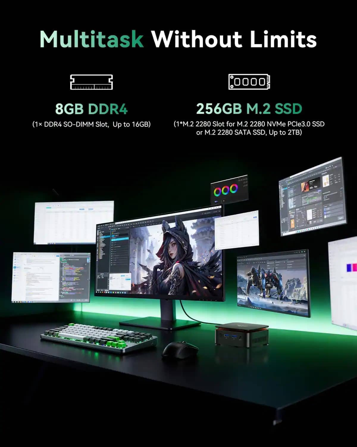 KAMRUI E1 Computers New