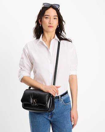 Kate Spade Dakota Women's bags Black Smooth Leather Crossbody Small New