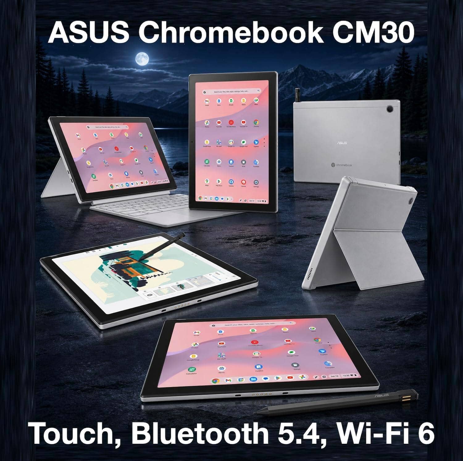 ASUS Chromebook CM30 Computers 128GB 8GB New